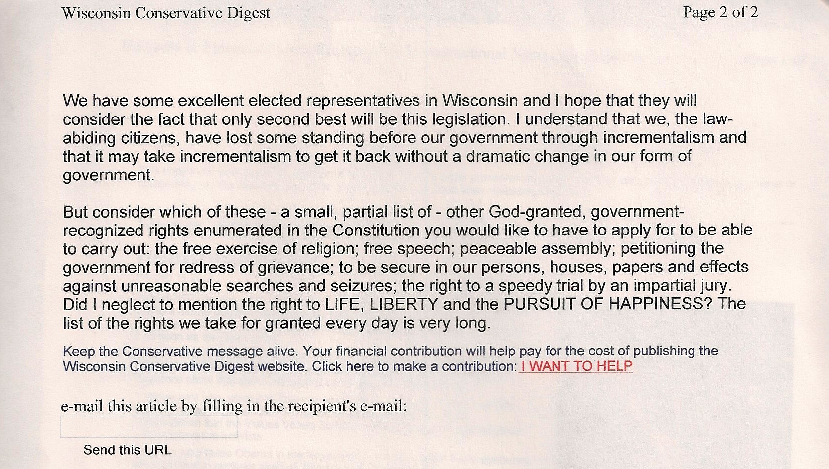 WisconsinConservativeDigest Concealed Carry Opinion by Mike